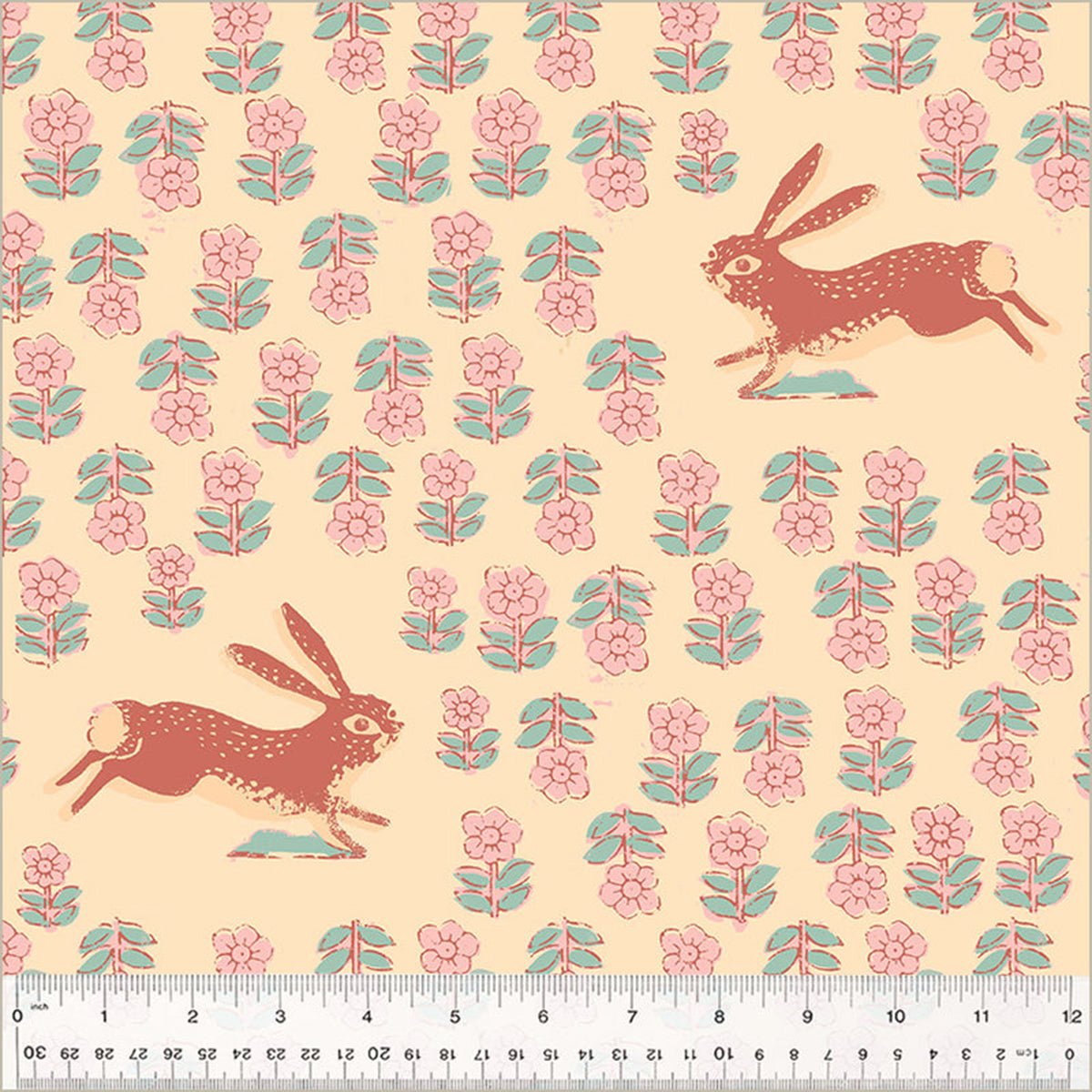 PRE-ORDER - WIDEBACK Heather Ross - Studio Edit - Rabbit - Blush - Amy Kallissa