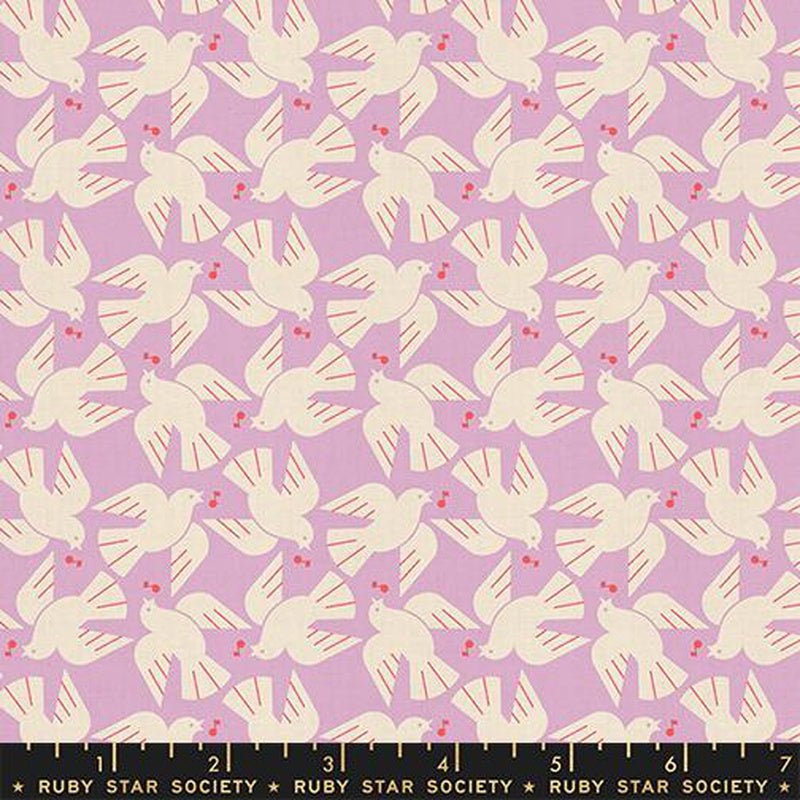 Lofi Linen - Flock Yeah - Wisteria - Amy Kallissa