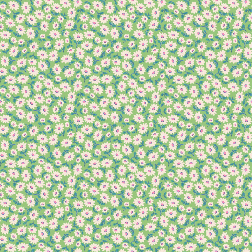 PRE-ORDER - Bluebells & Buttercups - Sugar Daisy - Mint