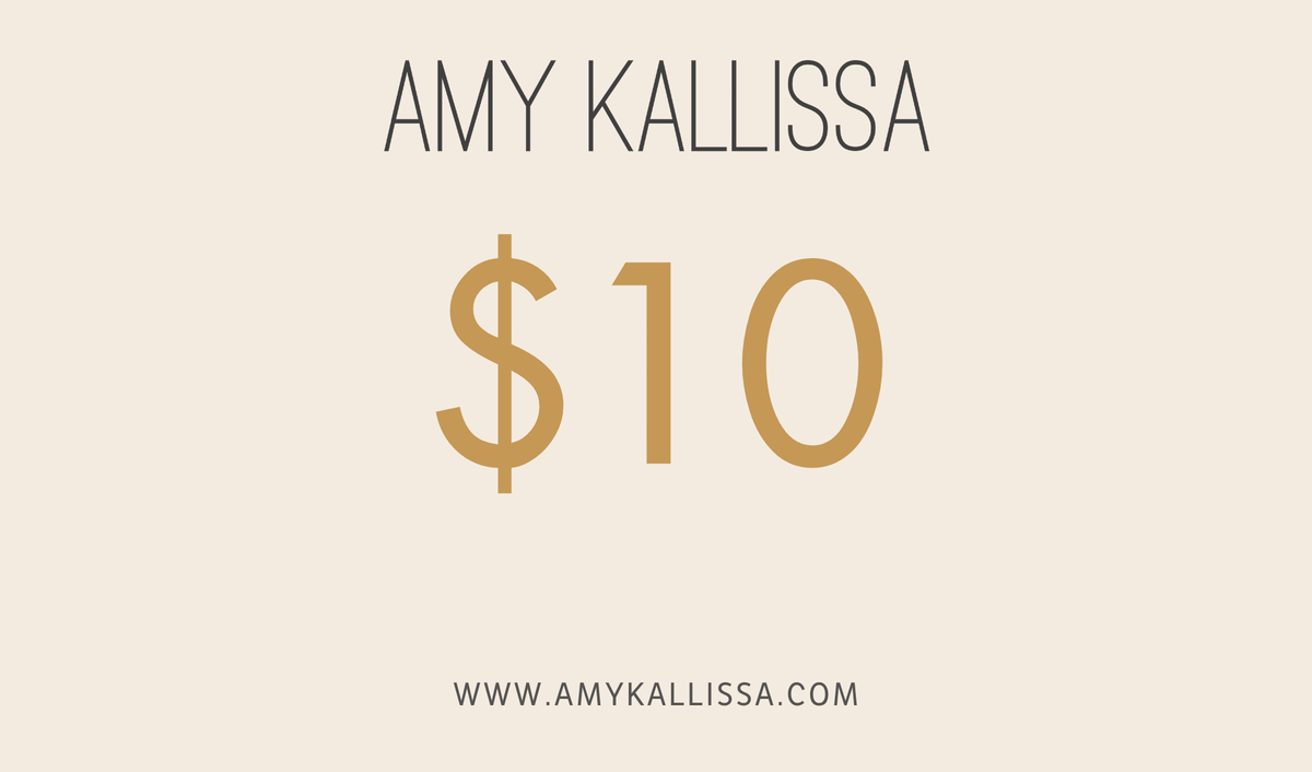 Amy Kallissa Gift Card - Amy Kallissa