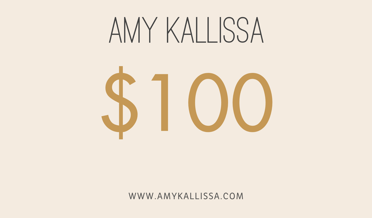 Amy Kallissa Gift Card - Amy Kallissa
