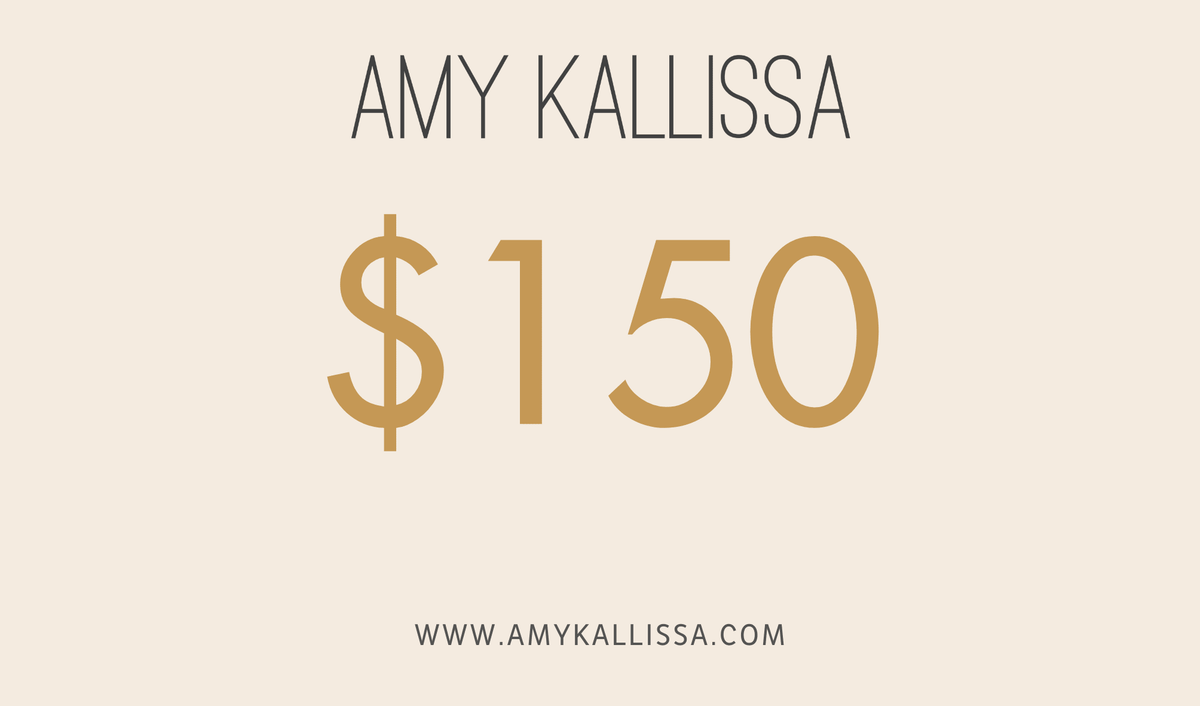 Amy Kallissa Gift Card - Amy Kallissa