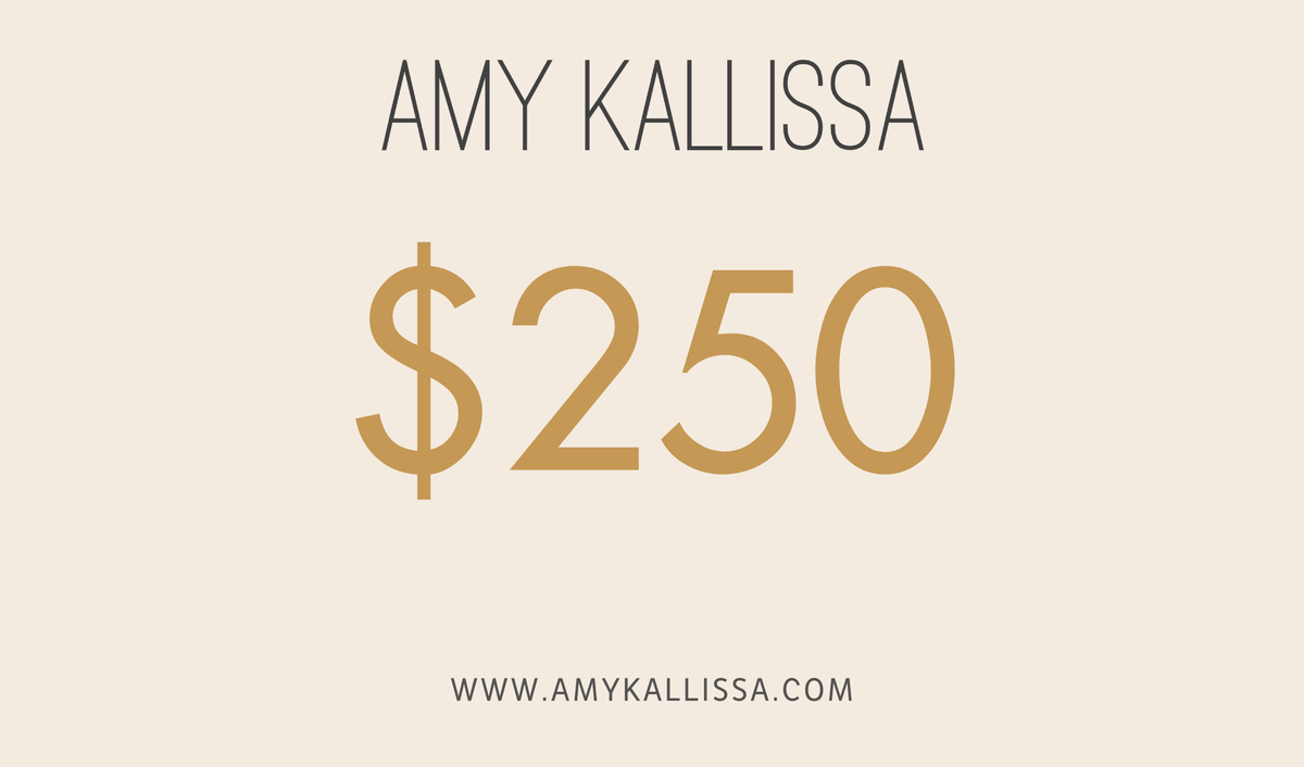 Amy Kallissa Gift Card - Amy Kallissa