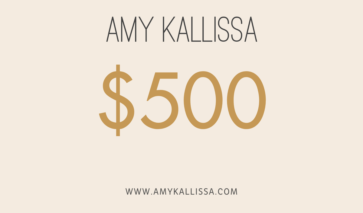 Amy Kallissa Gift Card - Amy Kallissa