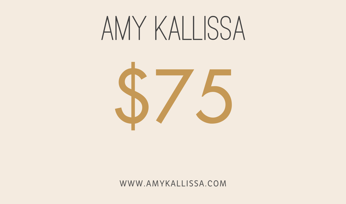 Amy Kallissa Gift Card - Amy Kallissa