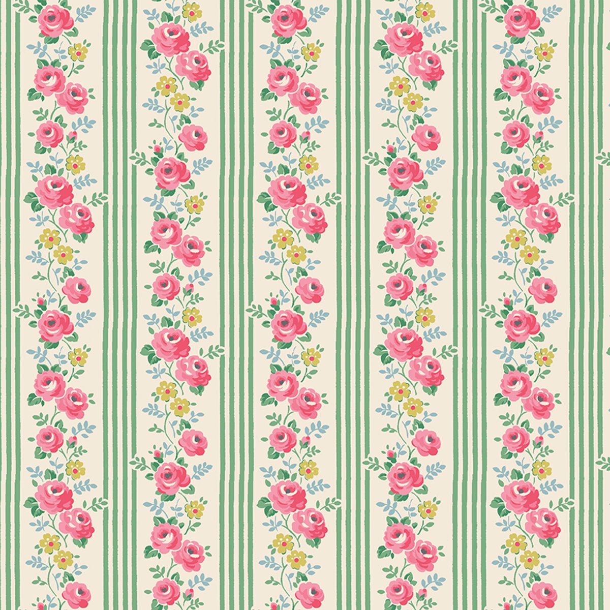 Cath Kidston - Signature Collection - Stripe - Green - Amy Kallissa