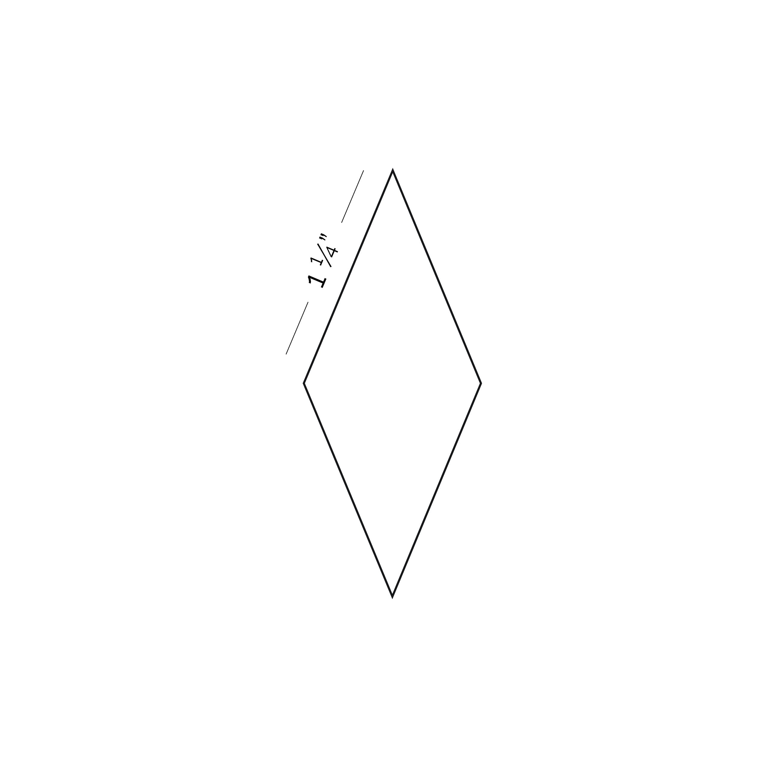 45° Diamonds (8pt Stars)