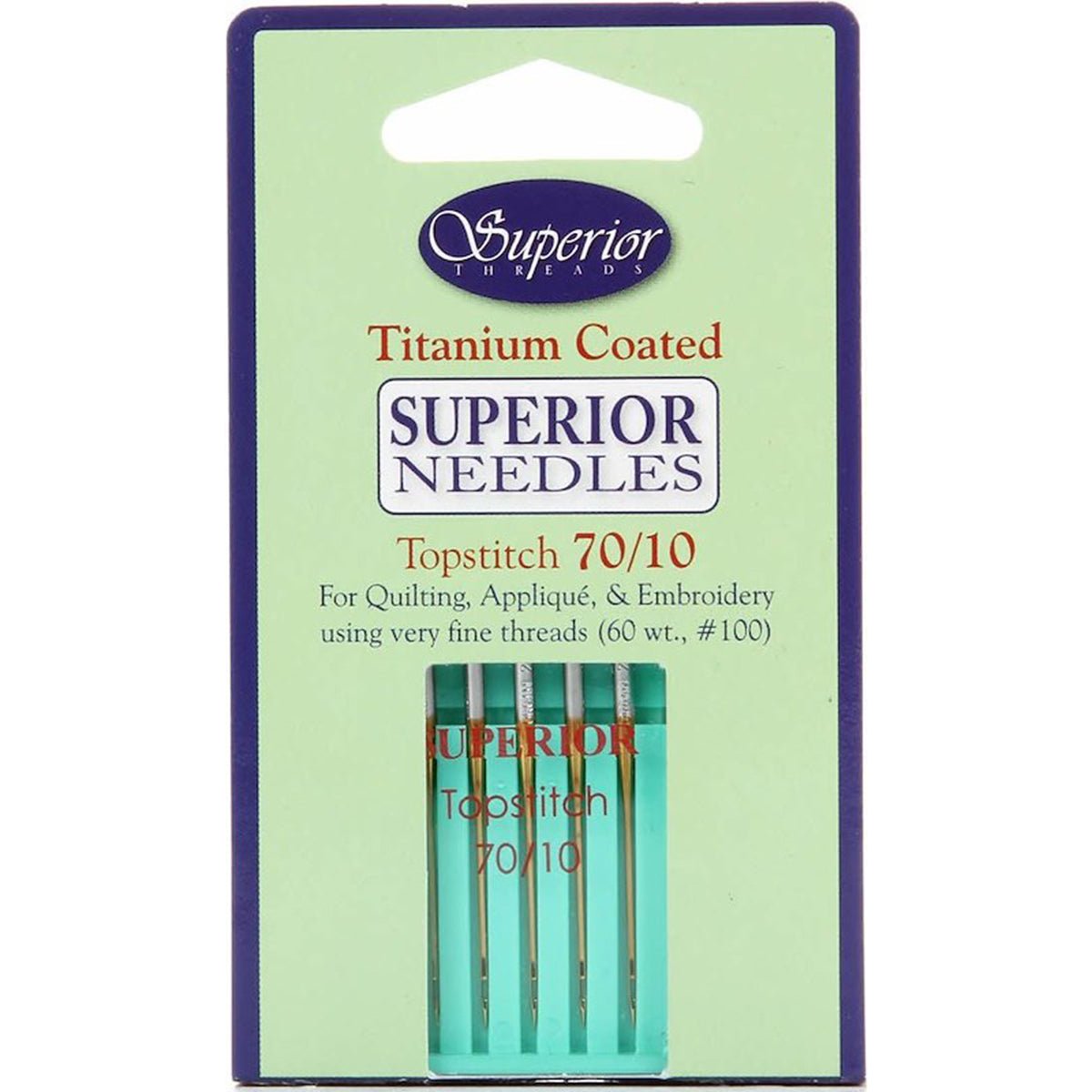 Superior Titanium Topstitch Needles - 70/10 - Amy Kallissa