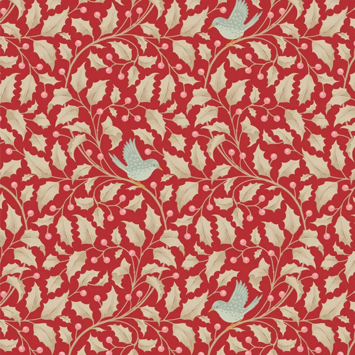 Merry Little Christmas - Holly - Red
