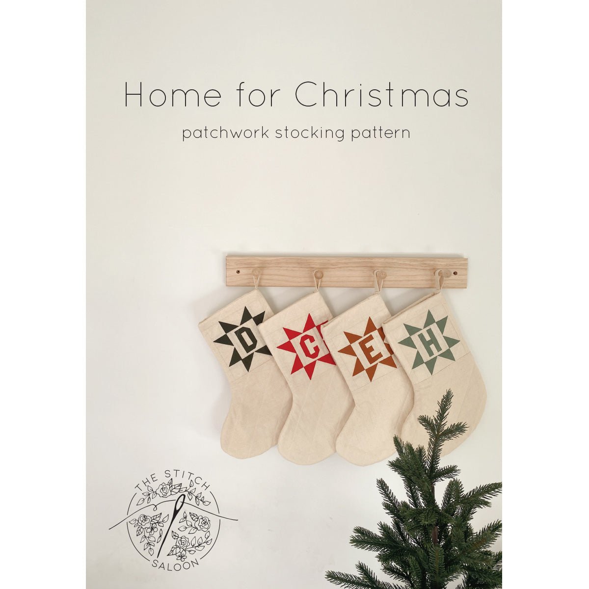 Home for Christmas Stocking Pattern & Kit - Amy Kallissa