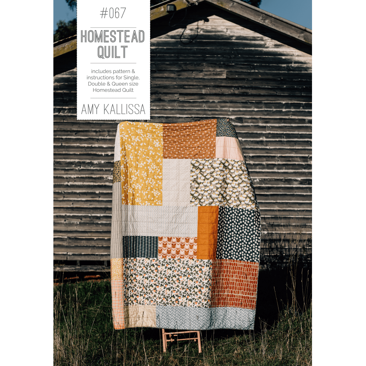 Homestead Quilt (Digital Download - PDF) - Amy Kallissa