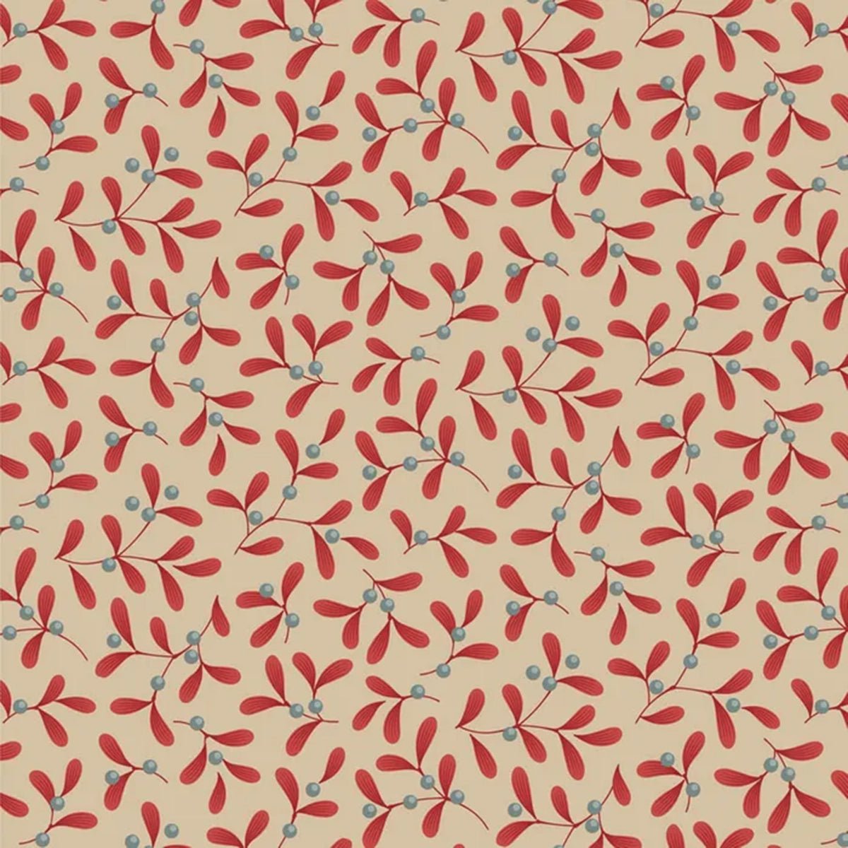 Merry Little Christmas - Mistletoe - Red - Amy Kallissa