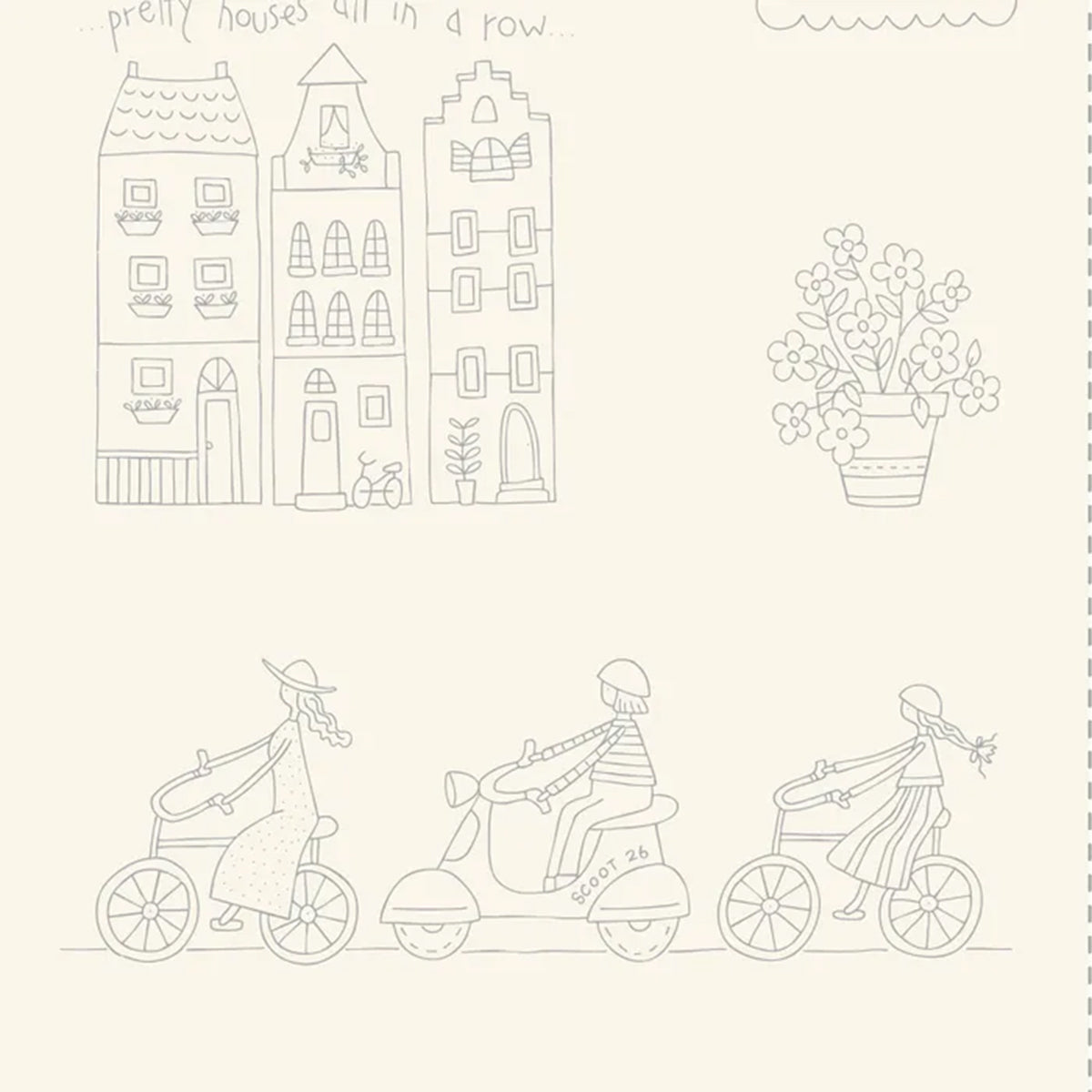 PRE-ORDER - Out & About - Stitchery Panel