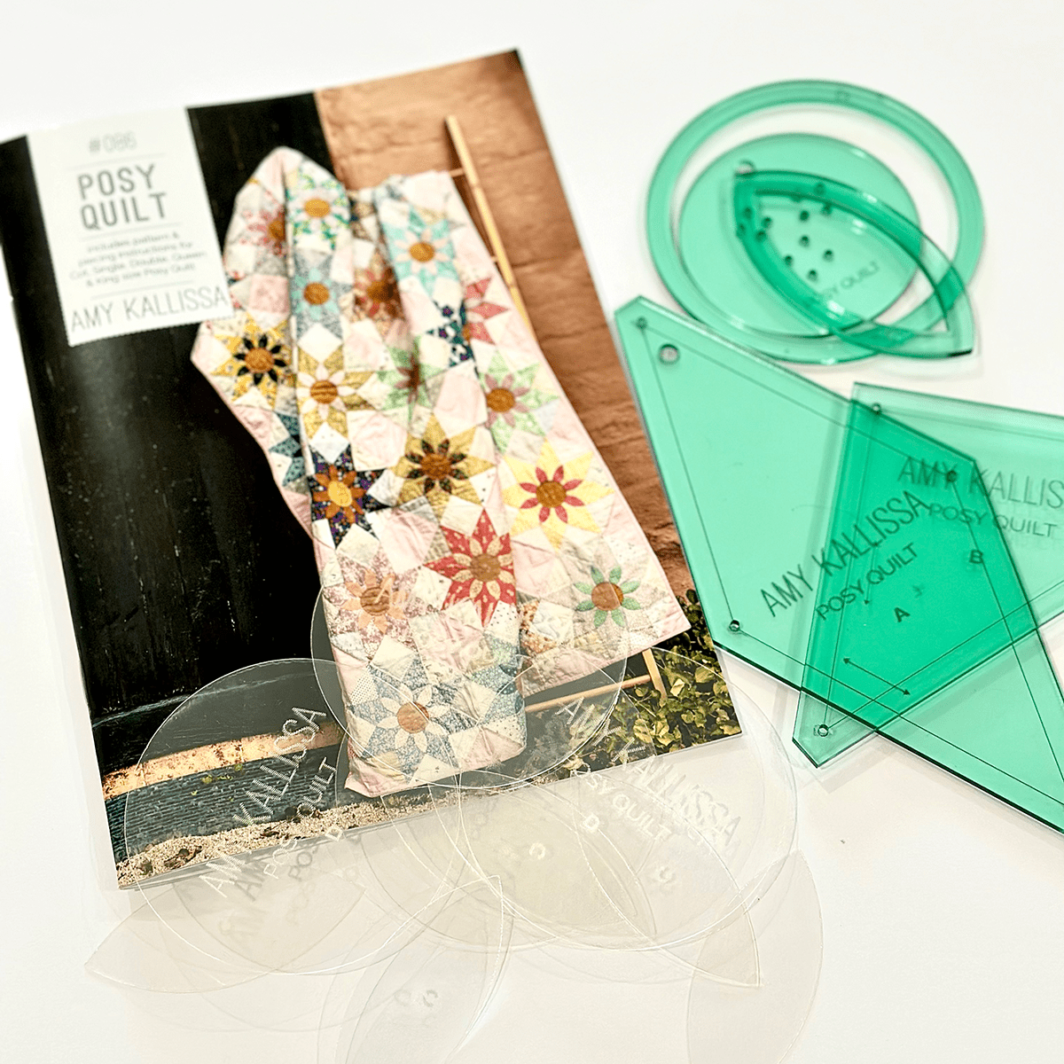 Posy Quilt Template Pack - Amy Kallissa
