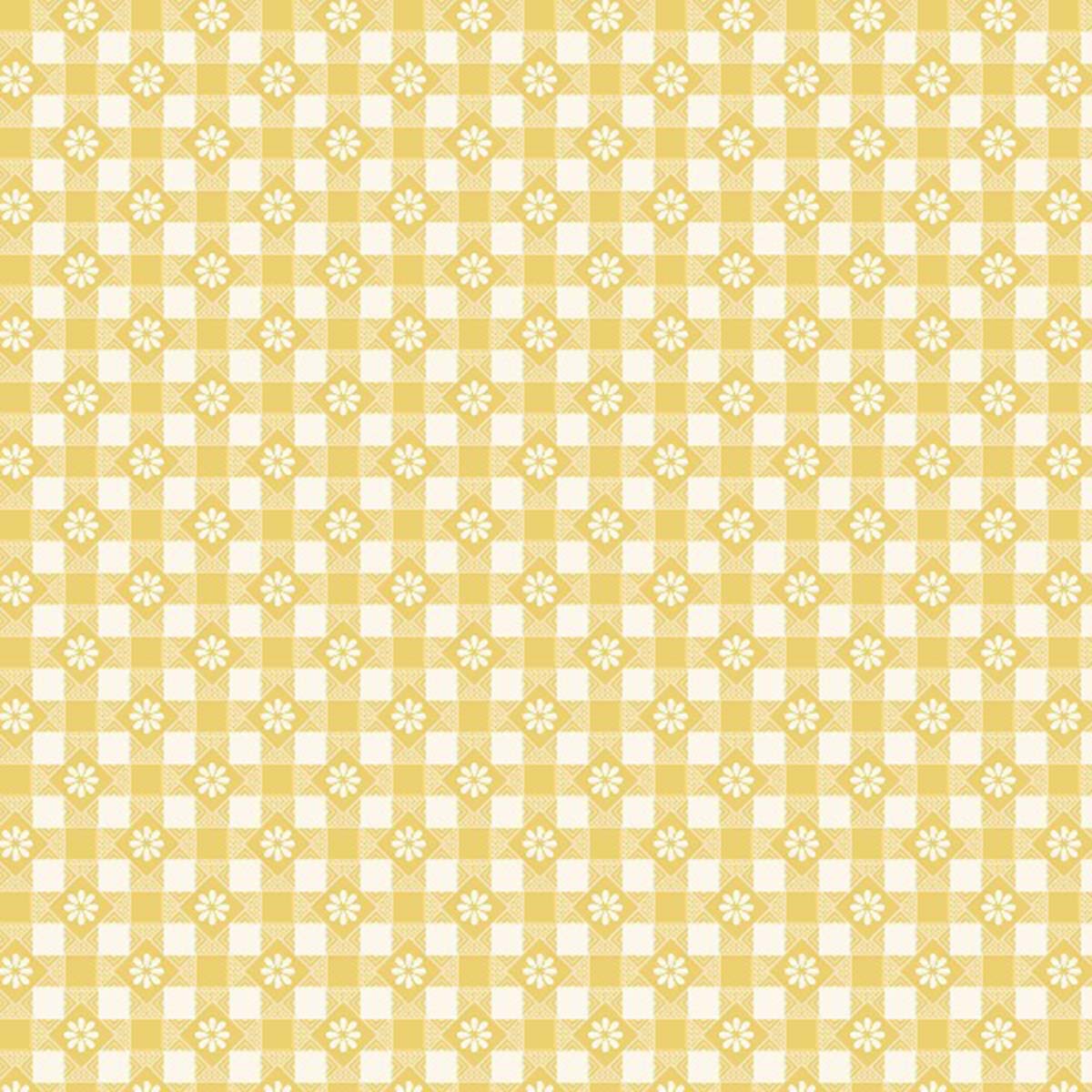 Aunt Grace Calicos - Picnic - Yellow