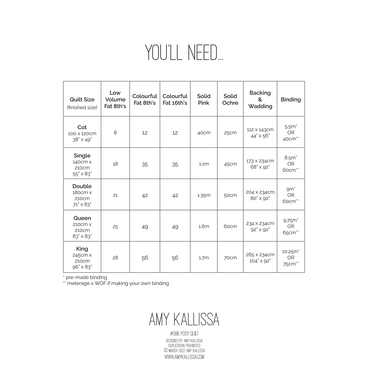 Posy Quilt (Digital Download - PDF) - Amy Kallissa