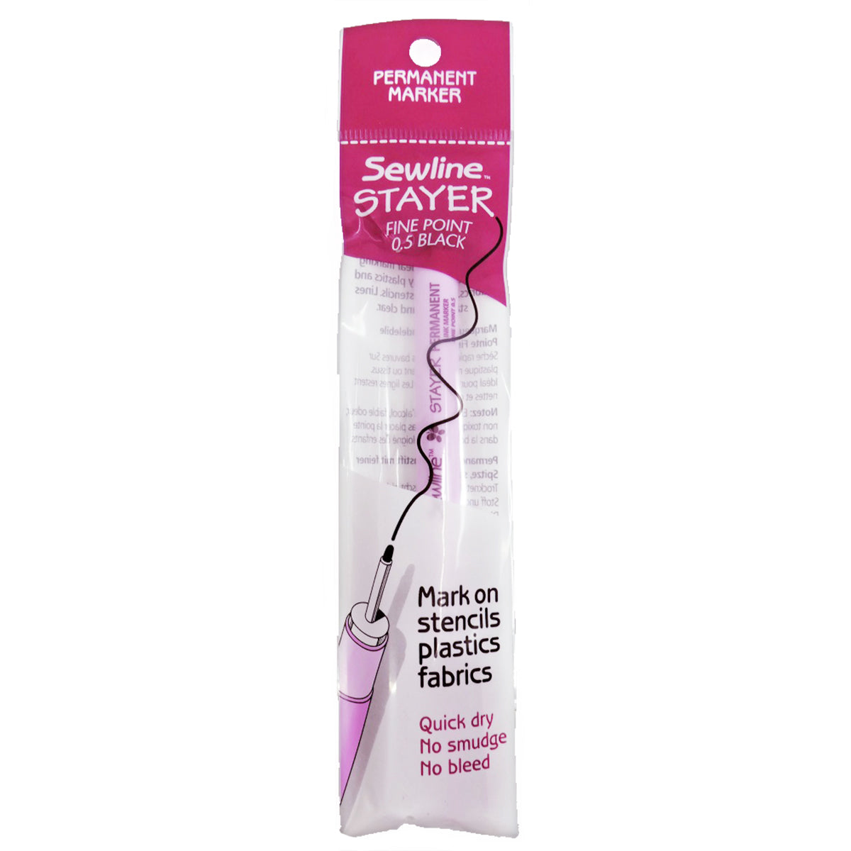 Sewline Staya - Black - Permanent Marker