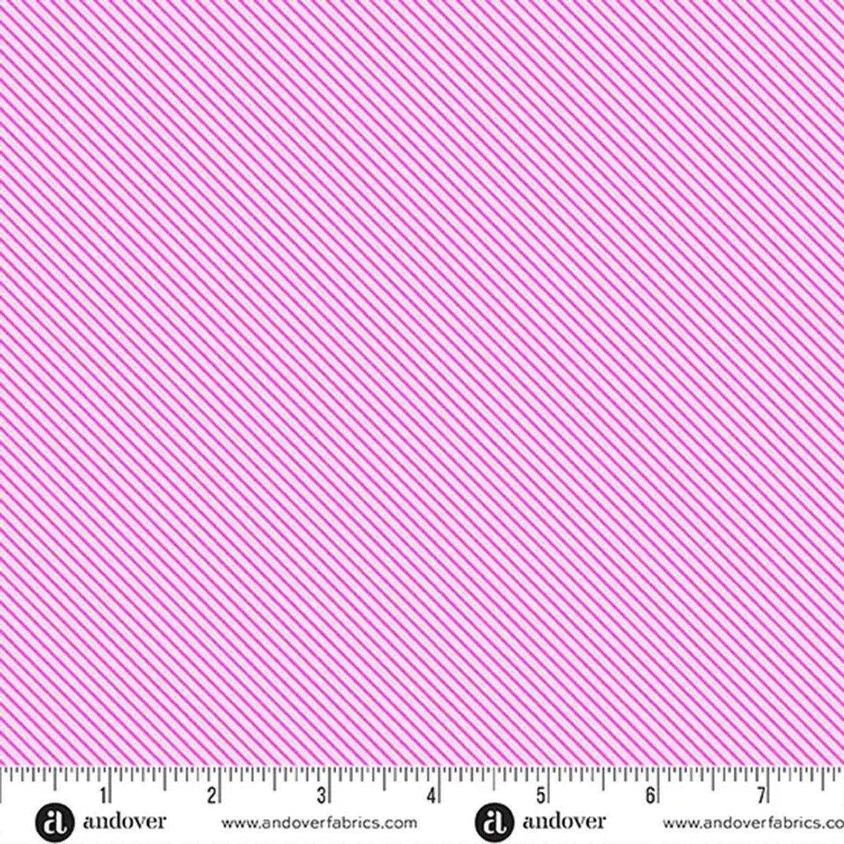 PRE-ORDER - Patchwork & Petals - Sweet Stripes - Peony