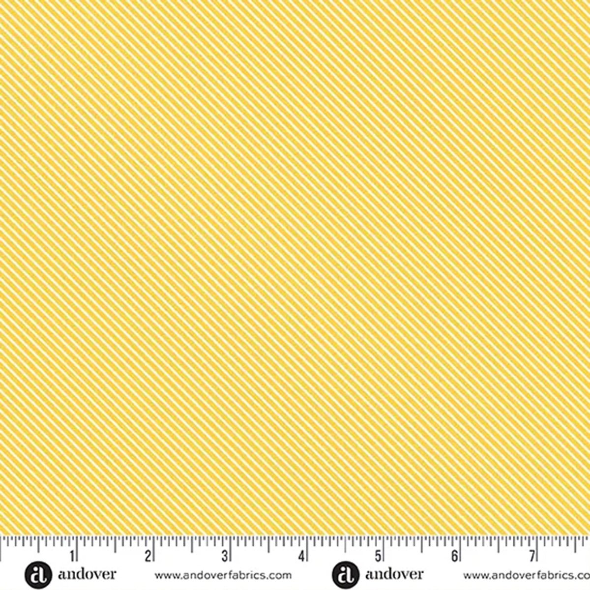 PRE-ORDER - Patchwork & Petals - Sweet Stripes - Goldenrod - Amy Kallissa