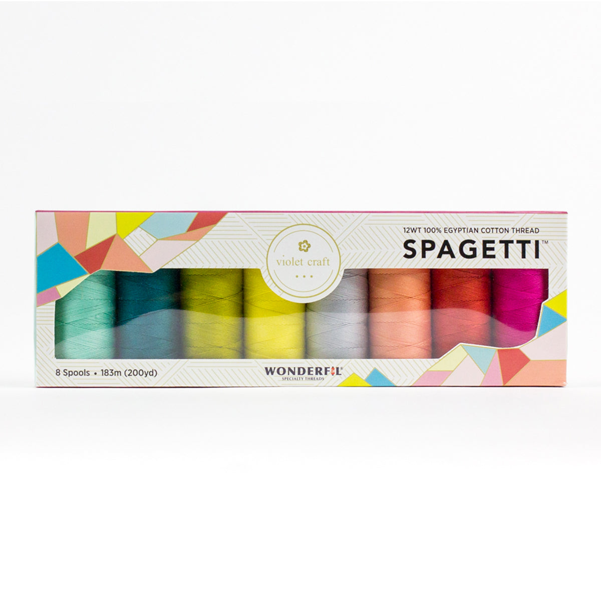 Violet Craft Spaghetti 12wt Cotton Thread - 8 pack