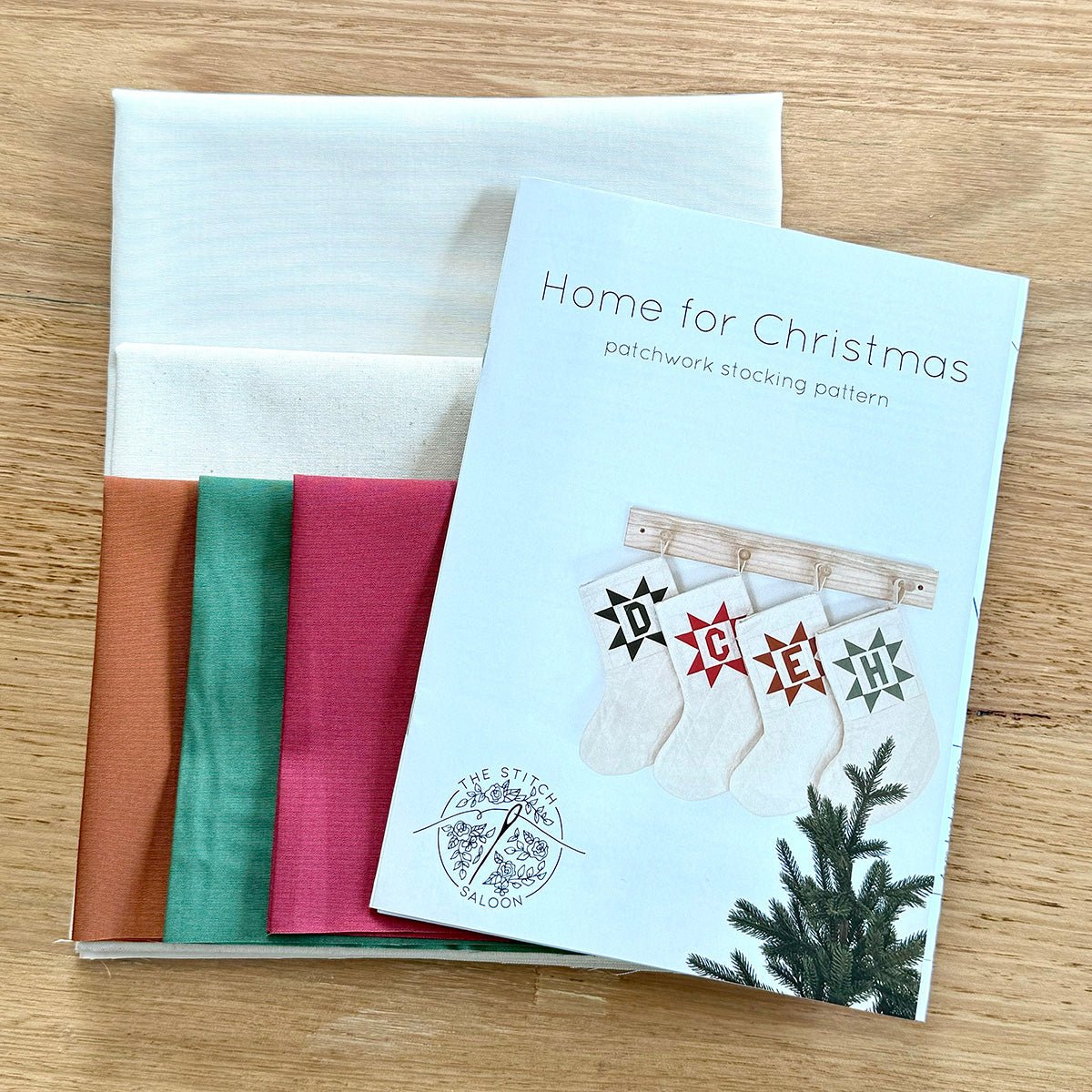 Home for Christmas Stocking Pattern & Kit - Amy Kallissa