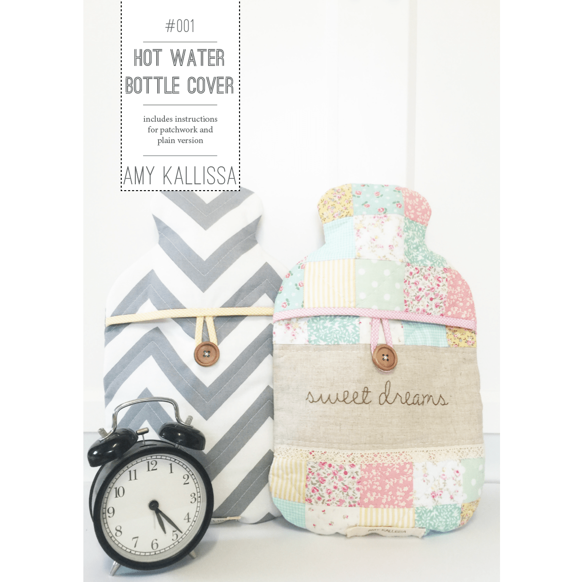 Hot Water Bottle Cover (Digital Download - PDF) - Amy Kallissa