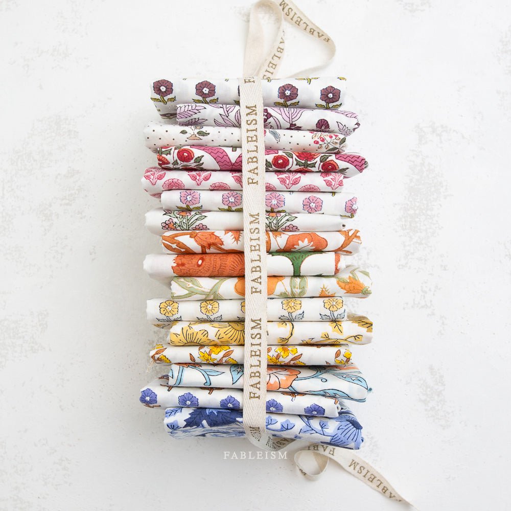 Indian Block Prints - Cottage - FQ Bundle - Amy Kallissa