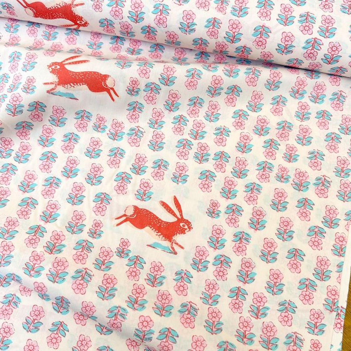 PRE-ORDER - WIDEBACK Heather Ross - Studio Edit - Rabbit - Blush - Amy Kallissa