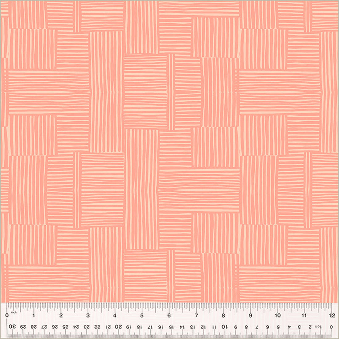 PRE-ORDER - Heather Ross Ruby + Bee Blenders - Woven - Shell/Peachy