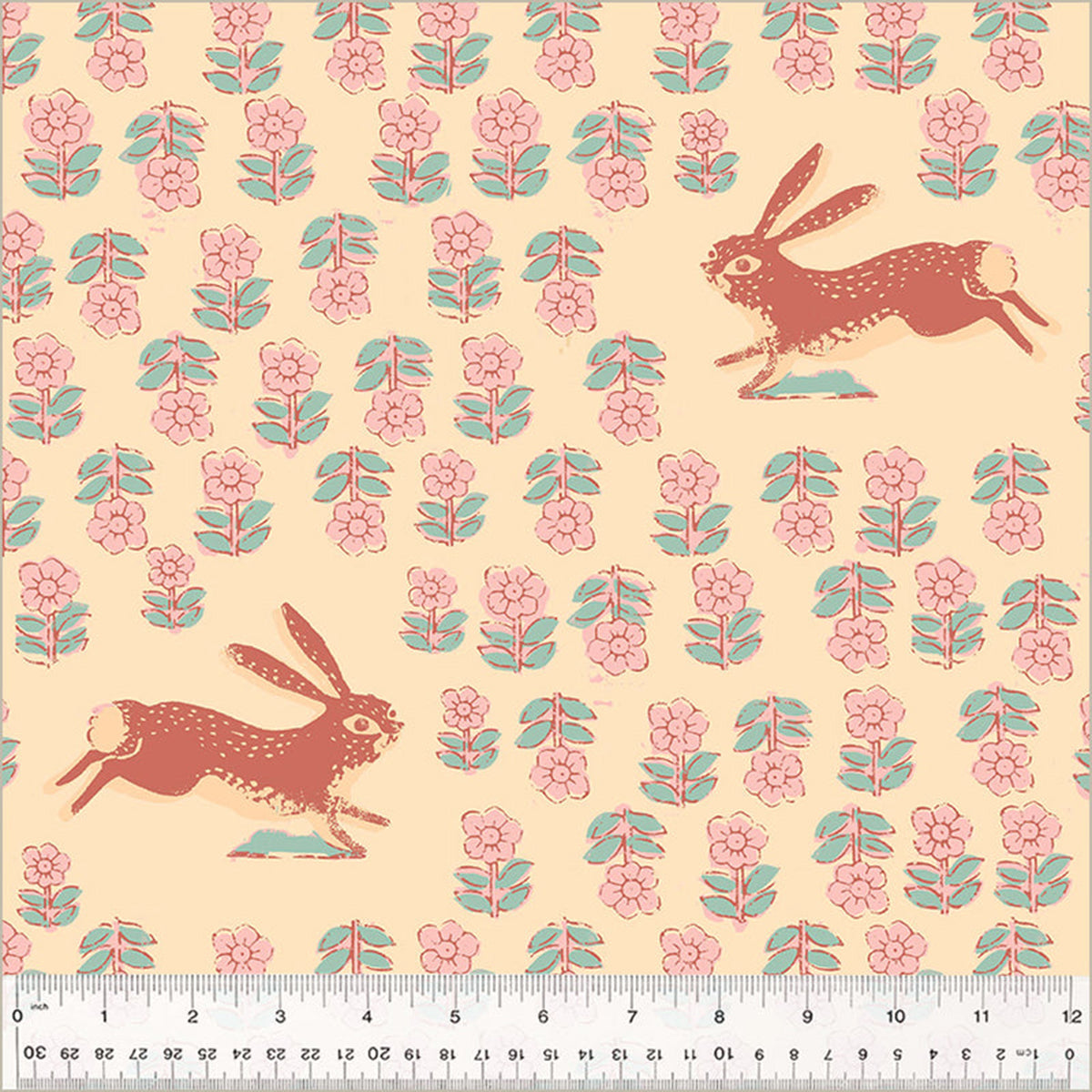 PRE-ORDER - WIDEBACK Heather Ross - Studio Edit - Rabbit - Blush