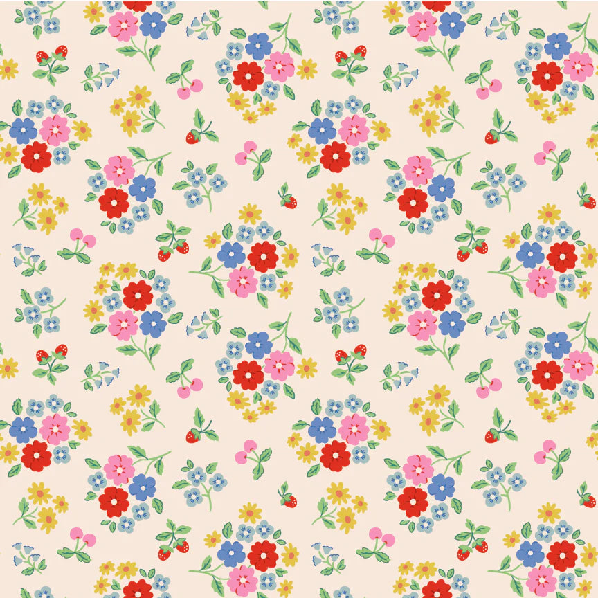 PRE-ORDER - Bluebells &amp; Buttercups - White