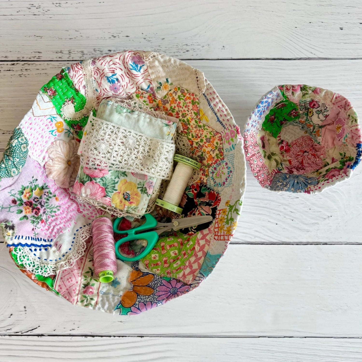 Textile Pinch Pot Pattern - Amy Kallissa
