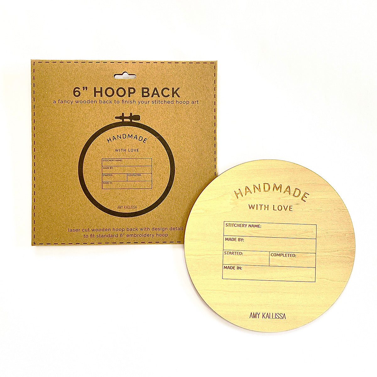6" Hoop Back