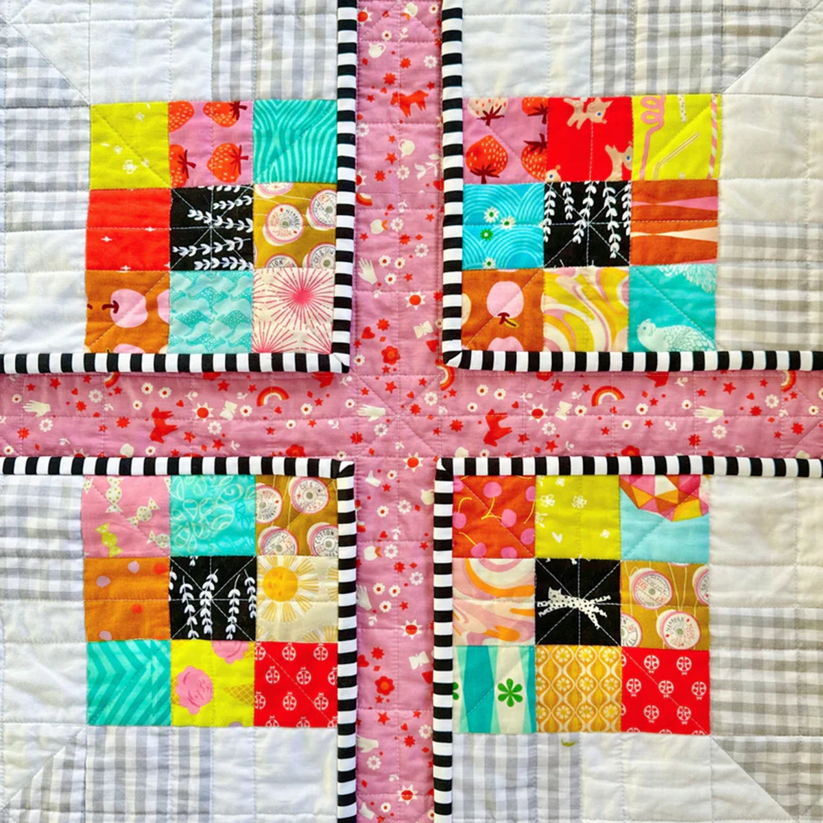 Mixed Lollies Quilt Pattern