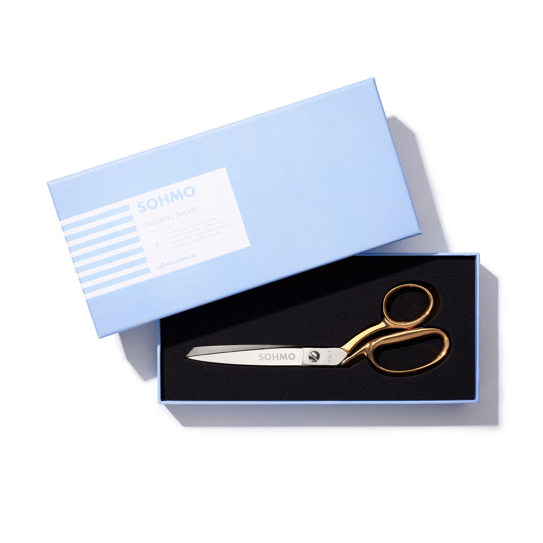 Sohmo Gold Tailoring Shears - 8" - Right Handed