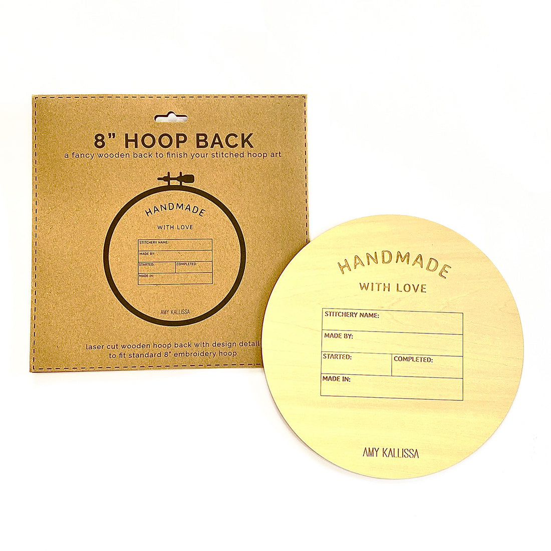 8" Hoop Back