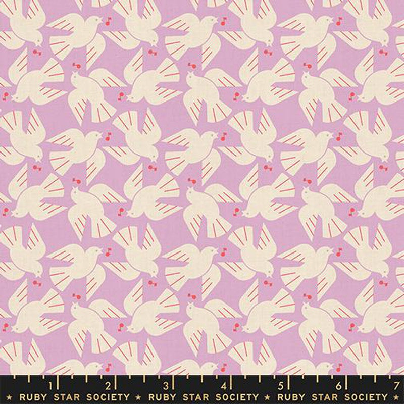 PRE-ORDER - Lofi Linen - Flock Yeah - Wisteria