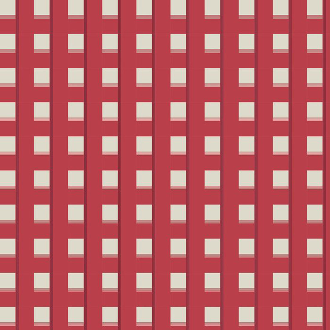 Apolline Red - Comptoir De Toile 2  - Yarn Dyed Woven (DV5158)