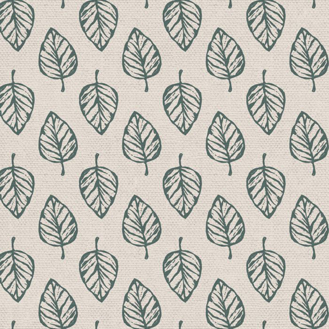 Boho Linen - Leaf - Pine (DV5632)
