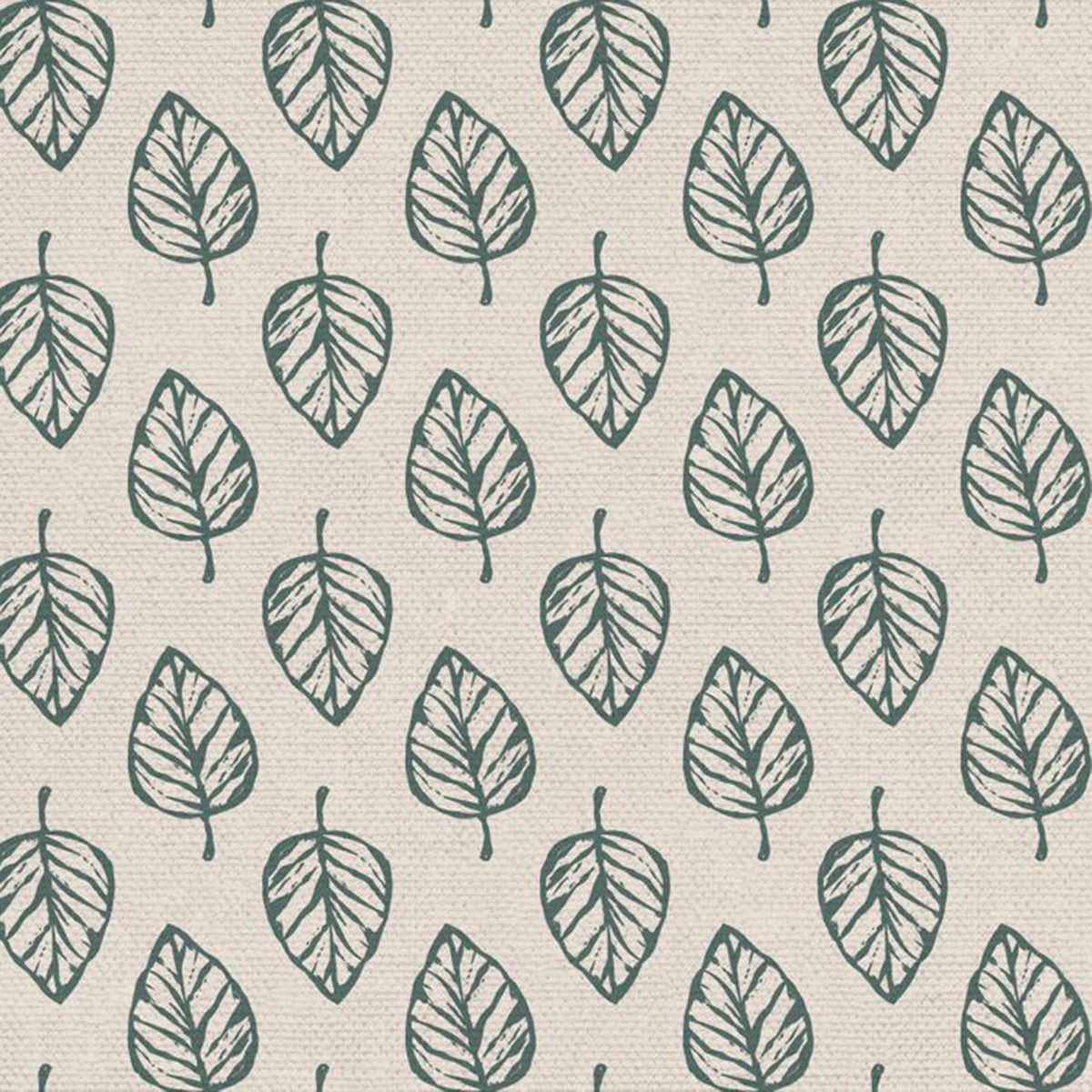 Boho Linen - Leaf - Pine (DV5632)