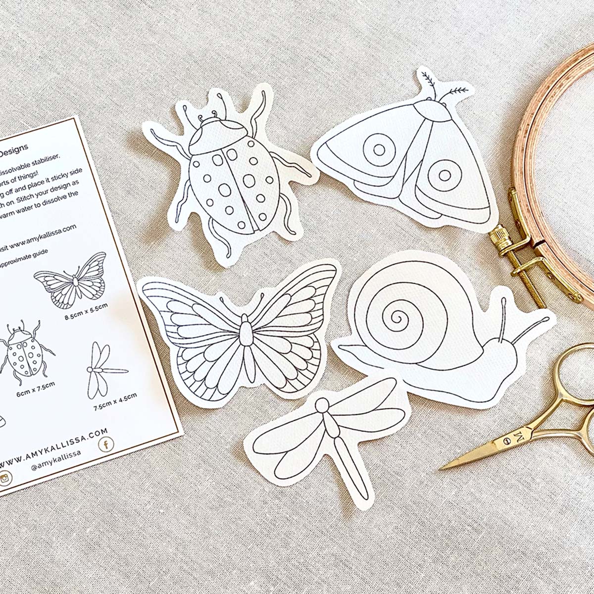 Bugs &amp; Beetles Stick &amp; Stitch
