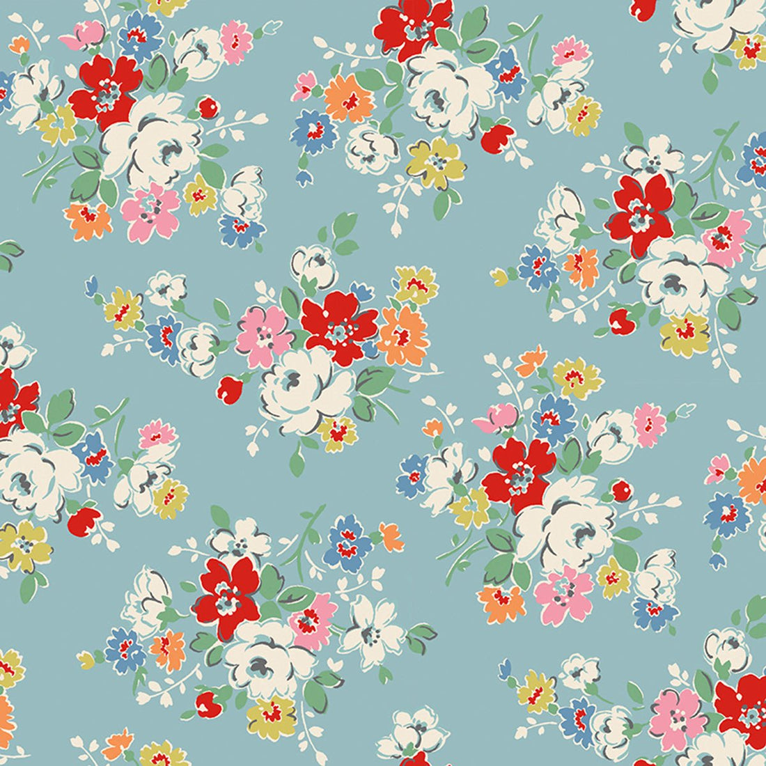 Cath Kidston - Signature Collection - Clifton Rose - Blue - Amy Kallissa