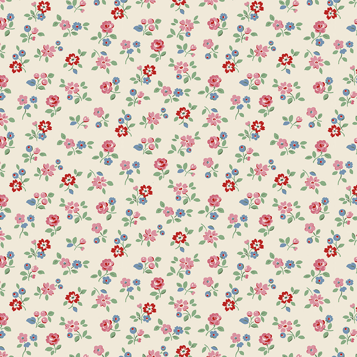 Cath Kidston - Signature Collection - Ditsy - Cream