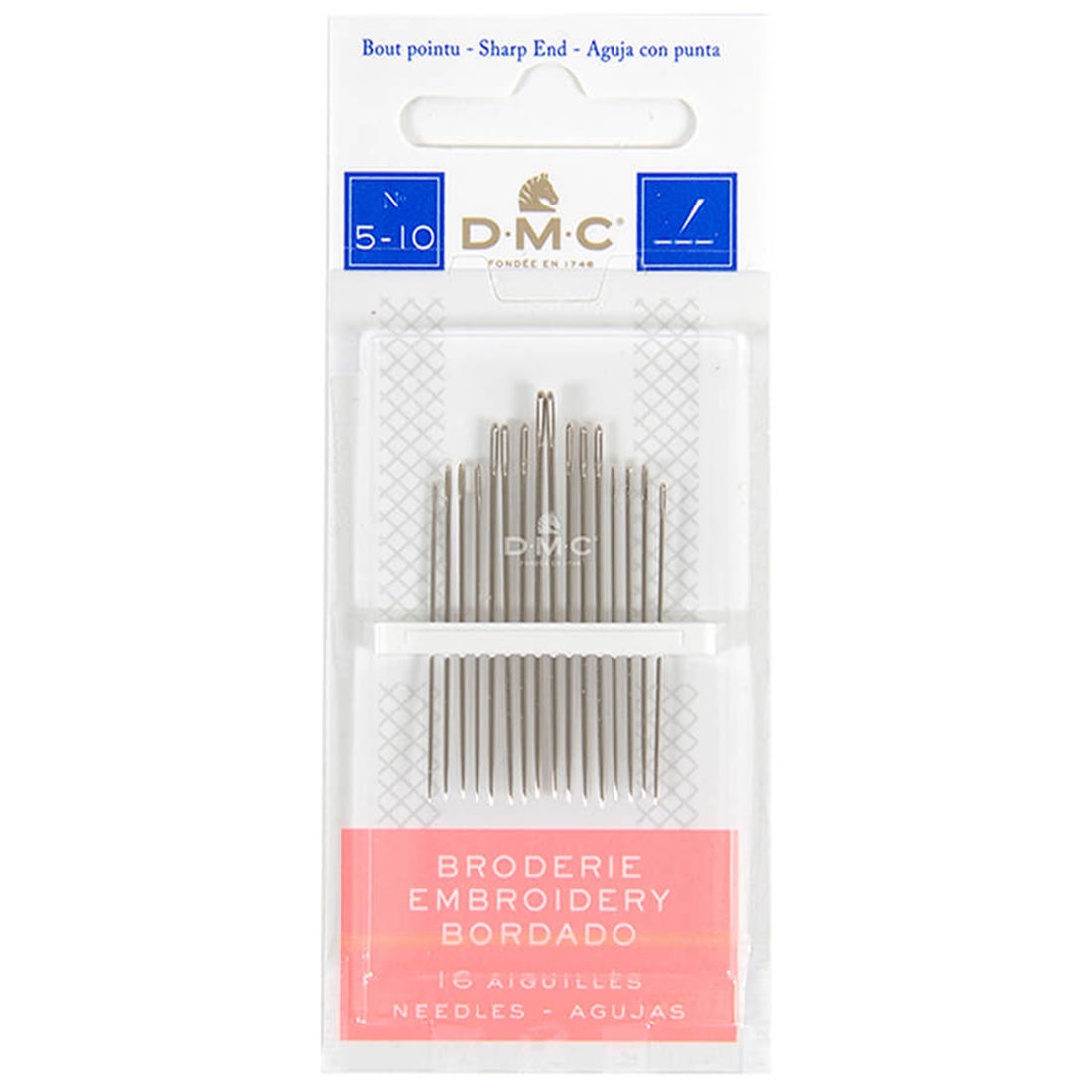 DMC Embroidery Needles - 5-10
