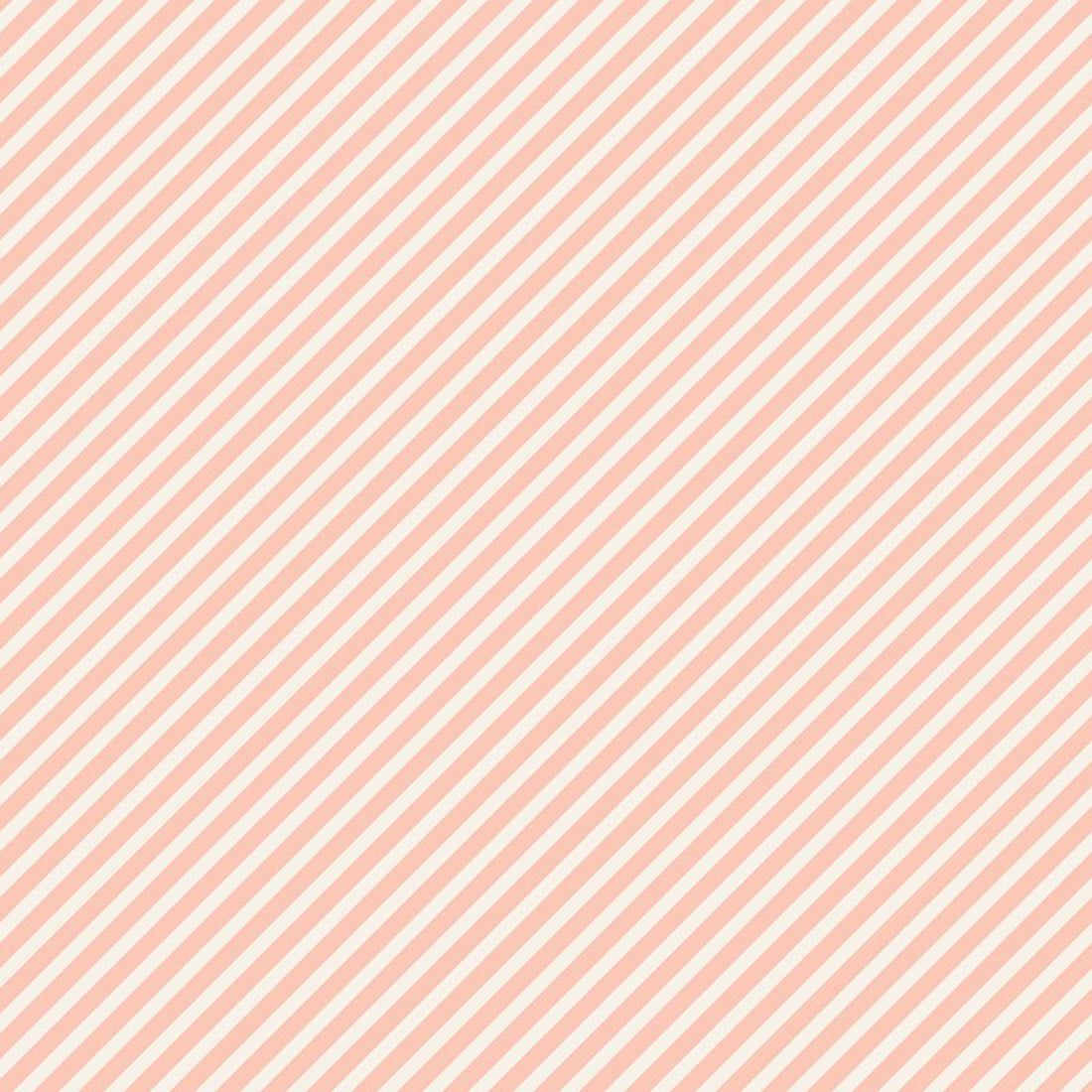 Blush - Diagonal Stripe