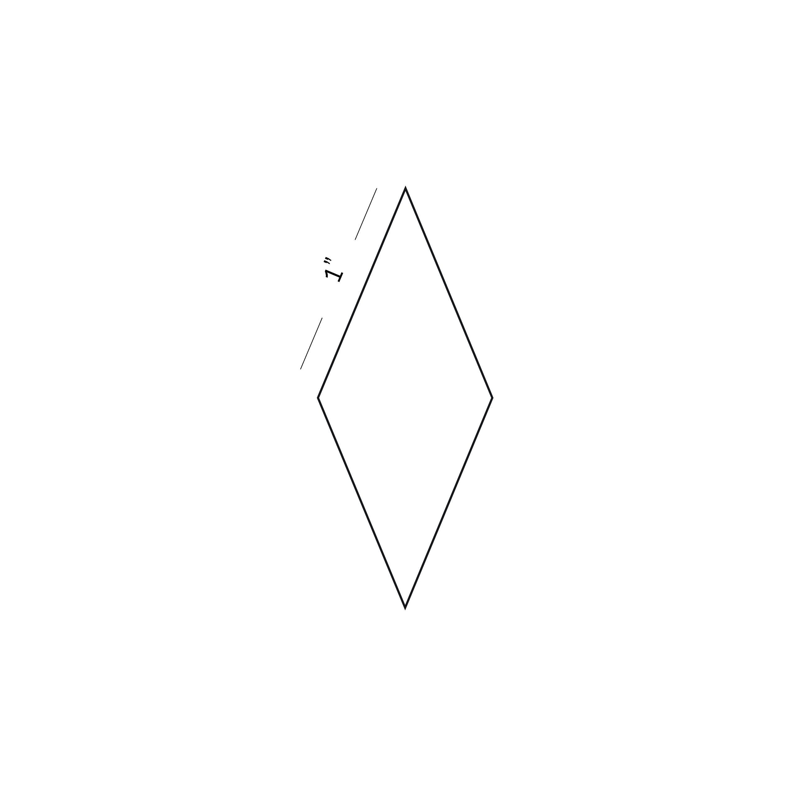 45° Diamonds (8pt Stars)