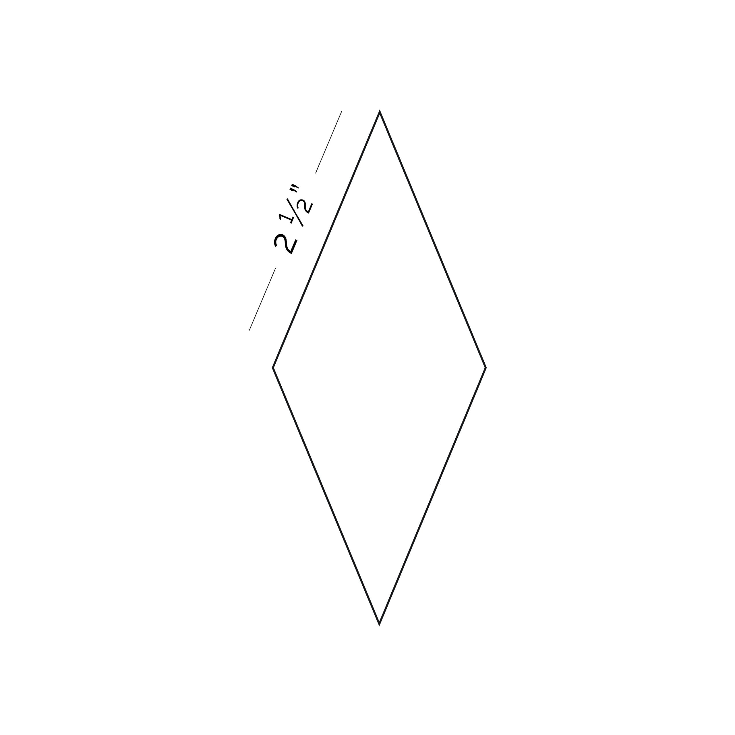 45° Diamonds (8pt Stars)