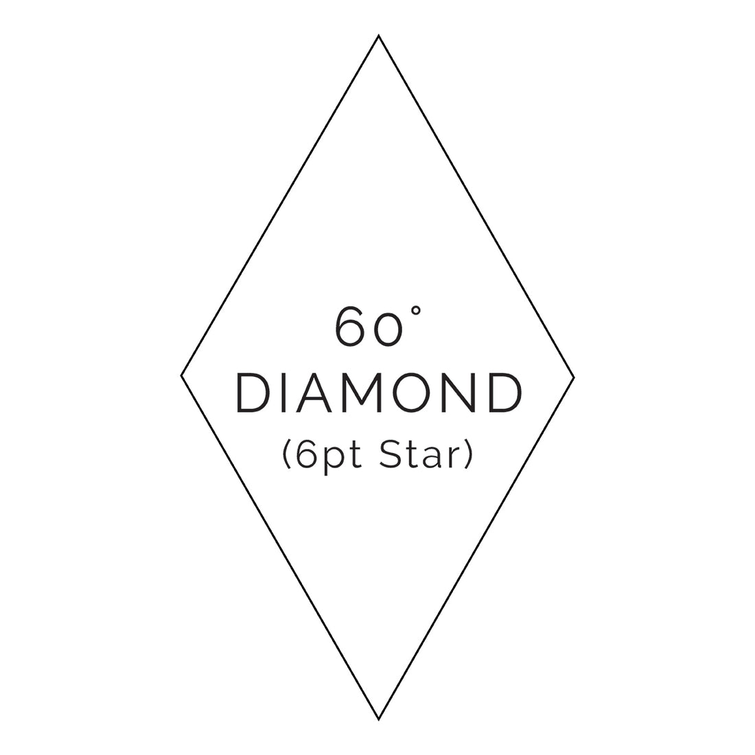 60° Diamonds (6pt Stars)