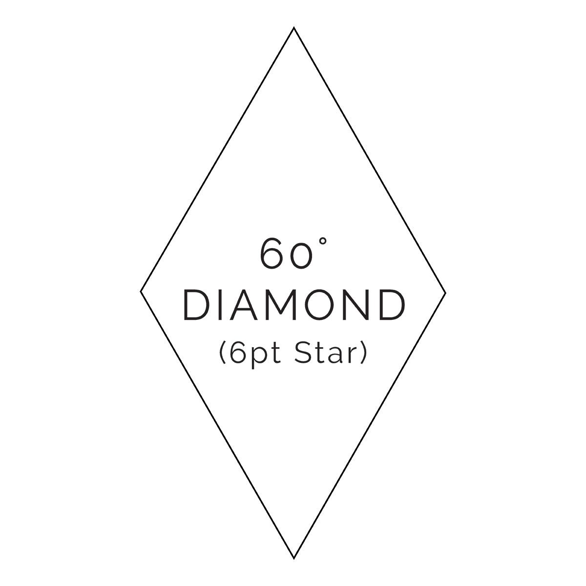 60° Diamonds (6pt Stars)