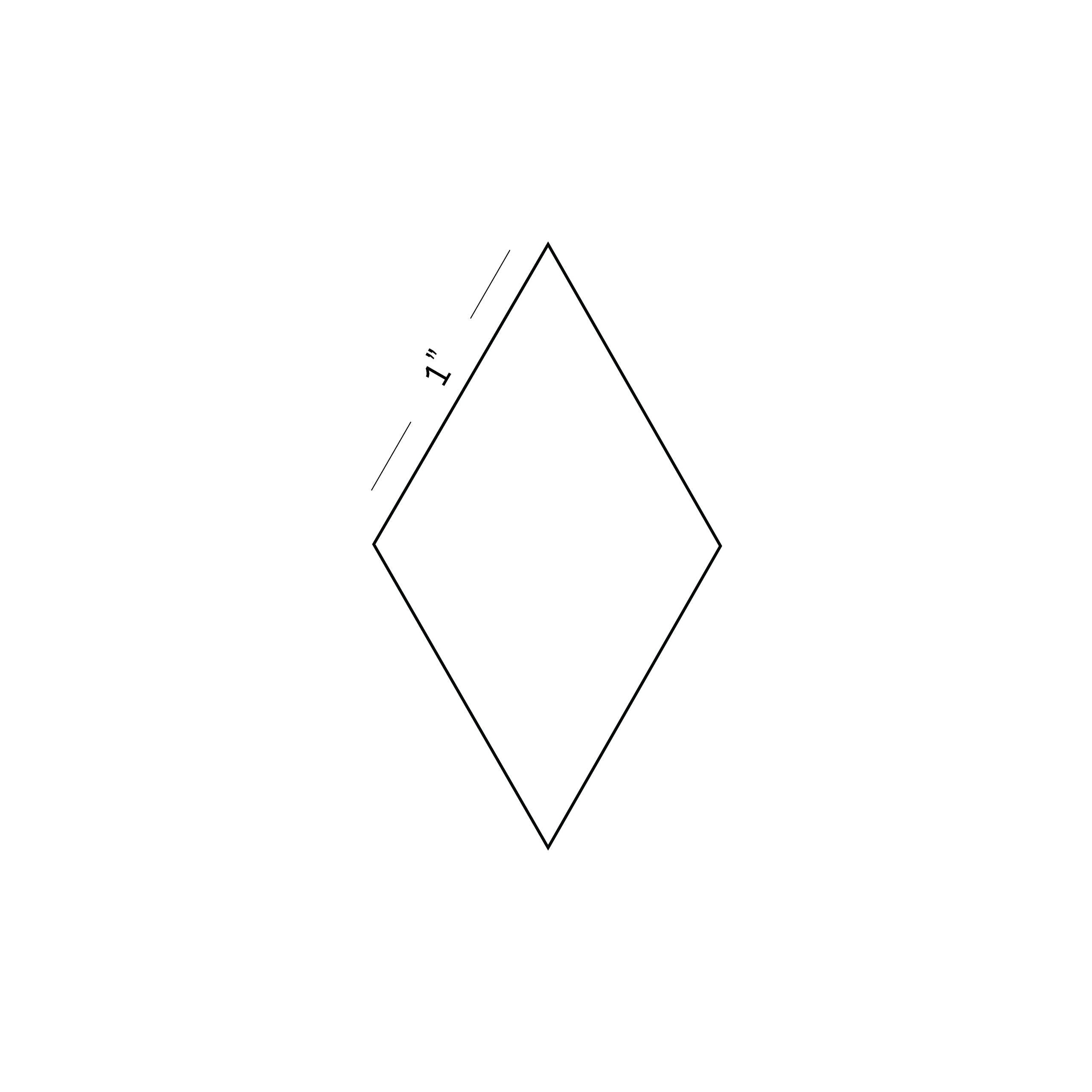 60° Diamonds (6pt Stars)